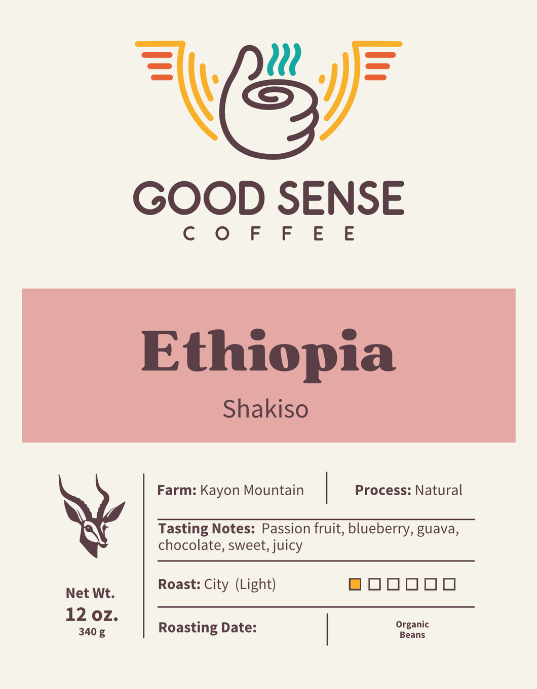 Ethiopian Shakiso - Organic