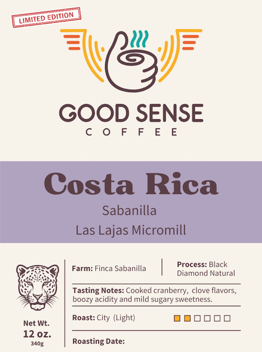 Costa Rica - Sabanilla Black Diamond Natural